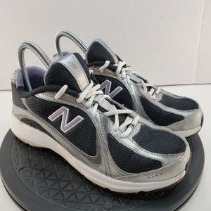 New Balance 496v3 Women's Athletic Walking Shoes Size 8 D Black Silver Purple